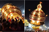 Mulki: Top portion of Bappanadu temple chariot collapses during Rathotsava; none hurt